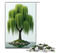 Jigsaw for Adults 1000 Piece Willow Tree Puzzle Wooden Jigsaw Educational Game Challenge Toy 1000 PCS(75x50cm)