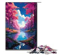 Jigsaw for Adults 1000 Piece Wonderful World Puzzle Wooden Jigsaw Educational Game Challenge Toy 1000 PCS(38x26cm)