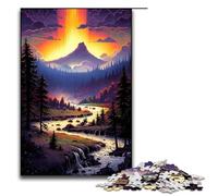 Jigsaw for Adults 1000 Piece Yellowstone National Park USA Puzzle for Adults Wooden Family Games Christmas Birthday Gifts 75x50cm