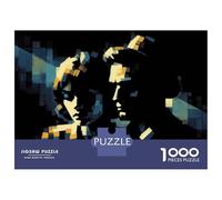 Jigsaw for Adults 1000 Pieces Abstract Couple Portrait Teenager Puzzles Hands-on Game Presents for Women Christmas Birthday Gifts 70x50cm/1000pcs