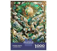 Jigsaw for Adults 1000 Pieces Abstract Pegasus Kintsugi Puzzles for Adults Brain Teaser Game For Family Fun Fun at Home Activities, 52x38cm/1000pcs