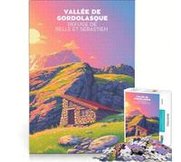 Jigsaw for Adults 1000 Pieces Affiche Refuge - Belle Sébastien, Educational Toy, But Fun And Humorous, with Matching Poster And Trivia Sheet 500 PCS