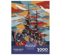 Jigsaw for Adults 1000 Pieces Aircraft in Ocean Puzzles for Adults DIY Toys Analysis And Logic Gifts for Friends And Family 38x26cm/1000pcs
