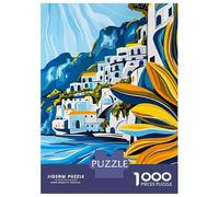 Jigsaw for Adults 1000 Pieces Amalfi Coast II Puzzles for Adults Brain Teaser Game For Family Fun Fun at Home Activities, 52x38cm/1000pcs