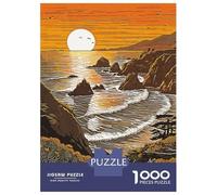 Jigsaw for Adults 1000 Pieces Amazing Beach Puzzles for Adults DIY Toys Analysis And Logic Gifts for Friends And Family 52x38cm/1000pcs