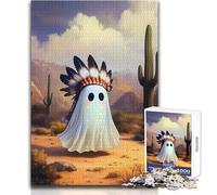 Jigsaw for Adults 1000 Pieces American Ghost Educational Family Game Learning Educational Great Gift Size 38x26cm