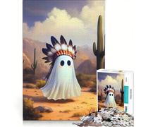 Jigsaw for Adults 1000 Pieces American Ghost, Practical Game, But Fun And Humorous, Artists' Collection, Fine Arts 50x75cm
