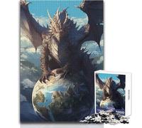 Jigsaw for Adults 1000 Pieces Anime Dragon of The World Educational Family Game Learning Educational Great Gift Size 50x75cm