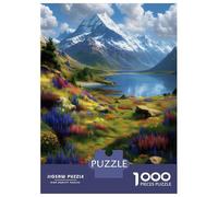 Jigsaw for Adults 1000 Pieces Aoraki Mount Cook National Park Puzzles for Adults Brain Teaser Game For Family Fun Fun at Home Activities, 70x50cm/1000pcs