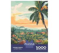 Jigsaw for Adults 1000 Pieces Bali Indonesia Travel Jigsaw for Adults Relax Games Analysis And Logic Unique Birthday And Xmas Gifts 52x38cm/1000pcs