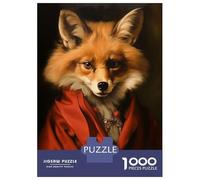 Jigsaw for Adults 1000 Pieces Beautiful Fox Teenager Puzzles Hands-on Game Presents for Women Christmas Birthday Gifts 70x50cm/1000pcs