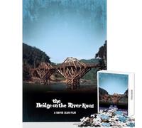 Jigsaw for Adults 1000 Pieces Bridge On The River Kwai Puzzles for Teenagers Difficult Challenge Train Your Brain And Hands Great Gifts for Gaming (38x52cm)