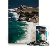 Jigsaw for Adults 1000 Pieces Cape of Good Hope Exact Edge Art Brain Boosting Play Quiet Play Game Birthday Art Play (50x75cm)