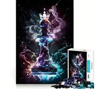 Jigsaw for Adults 1000 Pieces Chess Mystical Bishop Flawless Fit Art Logic Fun Toy Rest Time Play Birthday Hobby Gift (38x26cm)
