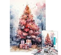 Jigsaw for Adults 1000 Pieces Christmas Joy Fun Activities at Home Wall Art Educational Games Suitable for People Aged 14 And Above (38x52cm)