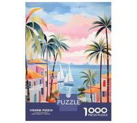 Jigsaw for Adults 1000 Pieces Coastal Matisse Art Puzzles for Adults Brain Teaser Game For Family Fun Fun at Home Activities, 52x38cm/1000pcs