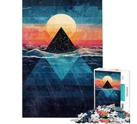 Jigsaw for Adults 1000 Pieces Colorful Ascent Puzzles for Adults Toy Wall Decor Precision Cutting Christmas Birthday Gifts (size 38x26cm)