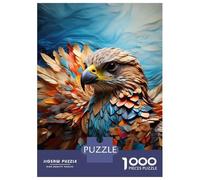 Jigsaw for Adults 1000 Pieces Colorful Falcon Puzzles for Adults Brain Teaser Game For Family Fun Fun at Home Activities, 70x50cm/1000pcs