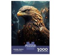 Jigsaw for Adults 1000 Pieces Cool Wild Bald Eagle Teenager Puzzles Hands-on Game Presents for Women Christmas Birthday Gifts 38x26cm/1000pcs