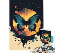 Jigsaw for Adults 1000 Pieces Cosmic Butterfly for Educational Game Challenge Toy Relax Games A Work of Art Gifts for Women Men (Size 50x75cm)