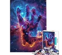 Jigsaw for Adults 1000 Pieces Cosmic Hand of Creation Help The Brain Exercise Presents for Women Anti-Stress Toys for 14+ Puzzle Game Offered (50x75cm)