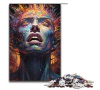 Jigsaw for Adults 1000 Pieces Cosmic Monster Wooden Puzzle for Kids Educational Game 1000 PCS(38x26cm)