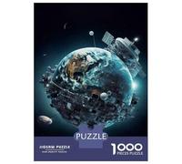 Jigsaw for Adults 1000 Pieces Creative Earthly Orbit Puzzles for Adults Brain Teaser Game For Family Fun Fun at Home Activities, 38x26cm/1000pcs