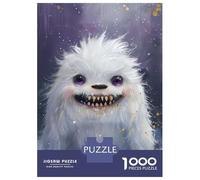 Jigsaw for Adults 1000 Pieces Cute Yeti Monster Puzzles for Adults DIY Toys Analysis And Logic Gifts for Friends And Family 38x26cm/1000pcs