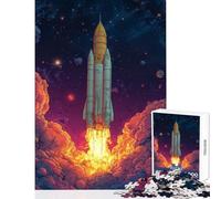 Jigsaw for Adults 1000 Pieces Ecliptic Sentinel Launch Anti-Stress Toys Birthday Gift Educational Game Enhance Love between Couples Size 38x26cm