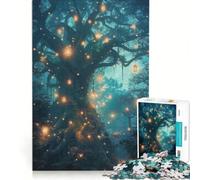Jigsaw for Adults 1000 Pieces Enchanted Forest of Lumina, Practical Game, Staycation Kill Time, Enhance Love between Couples 38x52cm