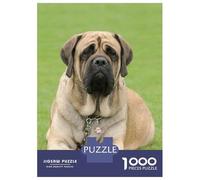 Jigsaw for Adults 1000 Pieces English Mastiff Puzzles for Adults Brain Teaser Game For Family Fun Fun at Home Activities, 38x26cm/1000pcs