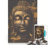 Jigsaw for Adults 1000 Pieces Enlightened Buddha Poster, Fun Games, Decompressing Intellectual, Wishlist with Santa Claus 50x75cm