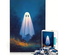 Jigsaw for Adults 1000 Pieces Ethereal Ghost in The Dark Woods, Practical Game, Staycation Kill Time, Enhance Love between Couples 50x75cm