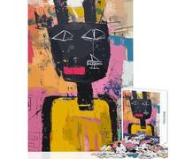 Jigsaw for Adults 1000 Pieces Figure in Rabbit Thoughts Anti-Stress Toys Birthday Gift Educational Game Enhance Love between Couples Size 38x52cm