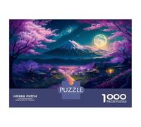Jigsaw for Adults 1000 Pieces Fuji Mountains 2 Jigsaw for Adults Relax Games Analysis And Logic Unique Birthday And Xmas Gifts 52x38cm/1000pcs