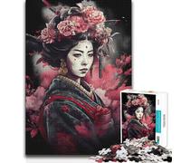 Jigsaw for Adults 1000 Pieces Geisha Japan Educational Games Difficult Challenge Secret Santa Gifts (size 38x52cm)