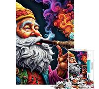 Jigsaw for Adults 1000 Pieces Gnomes Kaleidoscopic Fun Activities at Home Wall Art Educational Games Suitable for People Aged 14 And Above (38x26cm)