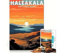 Jigsaw for Adults 1000 Pieces Haleakala National Park Smooth Joint Fun Problem Solve Fun Casual Game Time Birthday Art Play (50x75cm)
