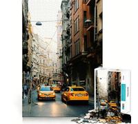 Jigsaw for Adults 1000 Pieces Istanbul Turkey Fine Edge Craft Problem Solve Toy Relax Game Play Birthday Art Play (38x52cm)