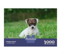 Jigsaw for Adults 1000 Pieces Jack Russell Terrier Puppy Teenager Puzzles Hands-on Game Presents for Women Christmas Birthday Gifts 70x50cm/1000pcs