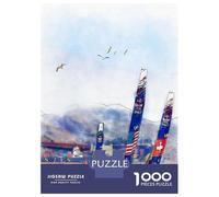 Jigsaw for Adults 1000 Pieces Joining The Race Teenager Puzzles Hands-on Game Presents for Women Christmas Birthday Gifts 38x26cm/1000pcs