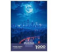 Jigsaw for Adults 1000 Pieces Lunar Metropolis Puzzles for Adults Hands-on Game But Fun And Humorous Fun at Home Activities, 52x38cm/1000pcs