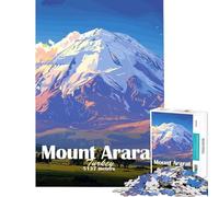 Jigsaw for Adults 1000 Pieces Mount Ararat Landscape for Educational Game Challenge Toy Relax Games Family Activities Gifts Birthday (Size 38x26cm)