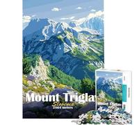 Jigsaw for Adults 1000 Pieces Mount Triglav, Slovenia Adult Jigsaw Hands-on Game Perfect Decoration Unique Birthday And Xmas Gifts (Size 50x75cm)