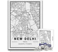 Jigsaw for Adults 1000 Pieces New Delhi Educational Family Game Learning Educational Great Gift Size 38x52cm