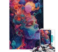 Jigsaw for Adults 1000 Pieces Open Minded Puzzles for Adults Toy Wall Decor Precision Cutting Christmas Birthday Gifts (size 38x52cm)