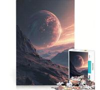 Jigsaw for Adults 1000 Pieces Outer Space Educational Toy But Fun And Humorous with Matching Poster And Trivia Sheet 38x52cm