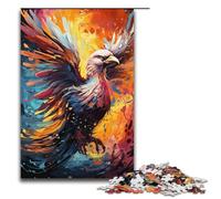 Jigsaw for Adults 1000 Pieces Painting Color Phoenix Family Paper Puzzles Educational Game Challenge Toy 1000PCS(38x26cm)