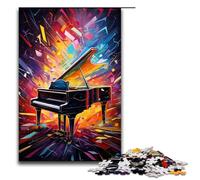 Jigsaw for Adults 1000 Pieces Piano Colorfull Wooden Puzzle for Kids Educational Game 1000 PCS(75x50cm)