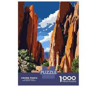 Jigsaw for Adults 1000 Pieces Pinnacle National Park Jigsaw for Adults Relax Games Analysis And Logic Unique Birthday And Xmas Gifts 70x50cm/1000pcs